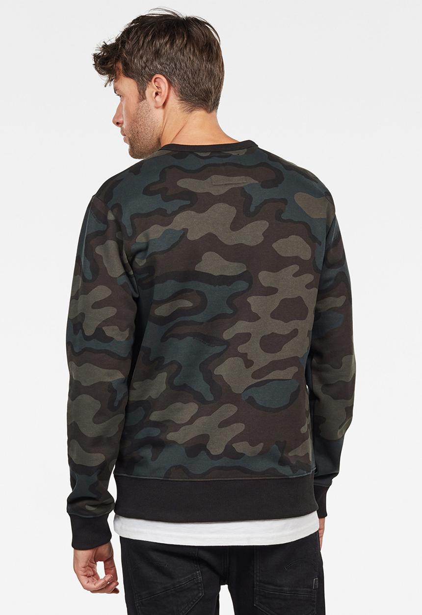 G-STAR - Graphic crew long sleeve sweats  - multi 