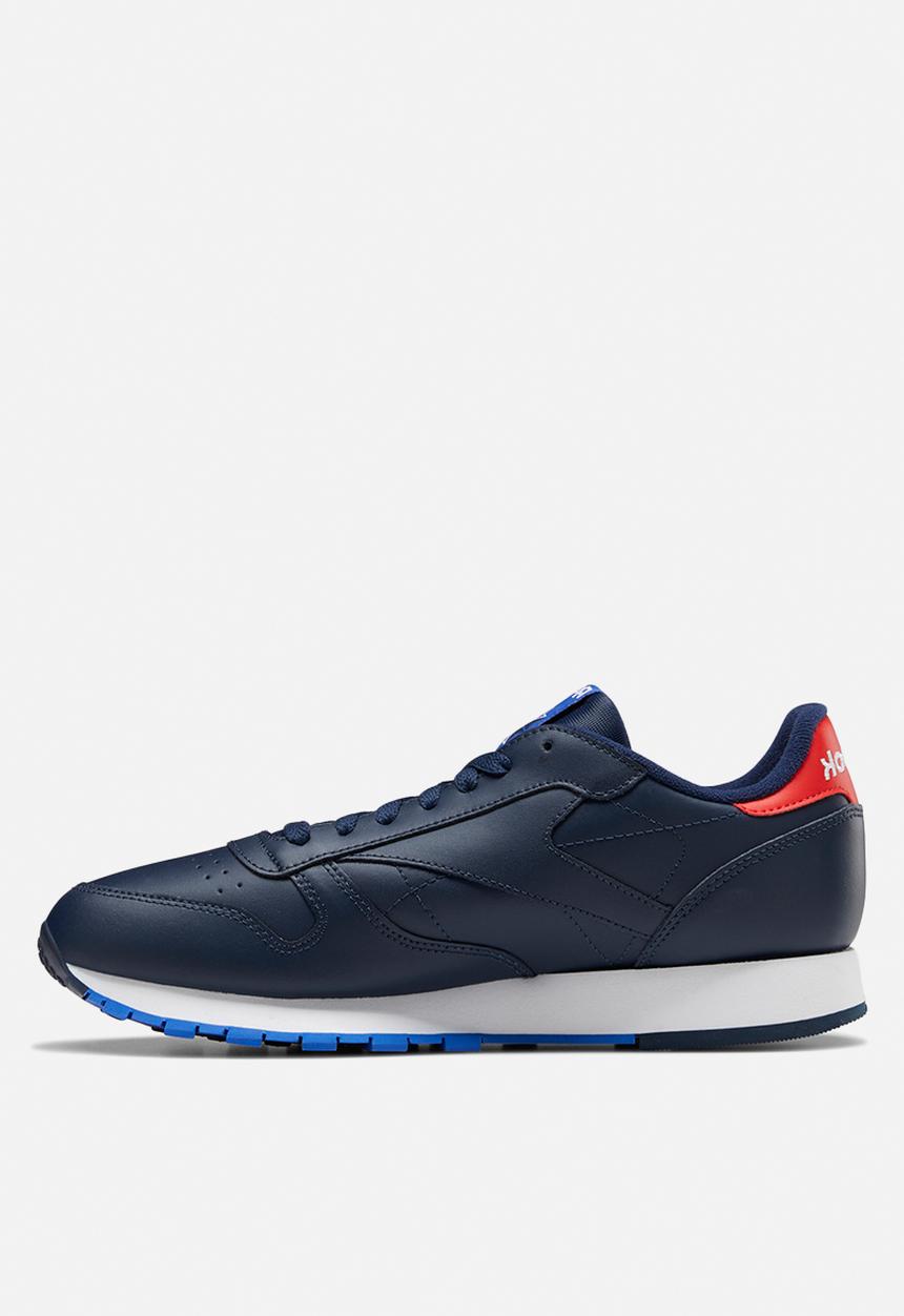 Reebok Classic - Classic Leather - collegiate navy / radiant red / white