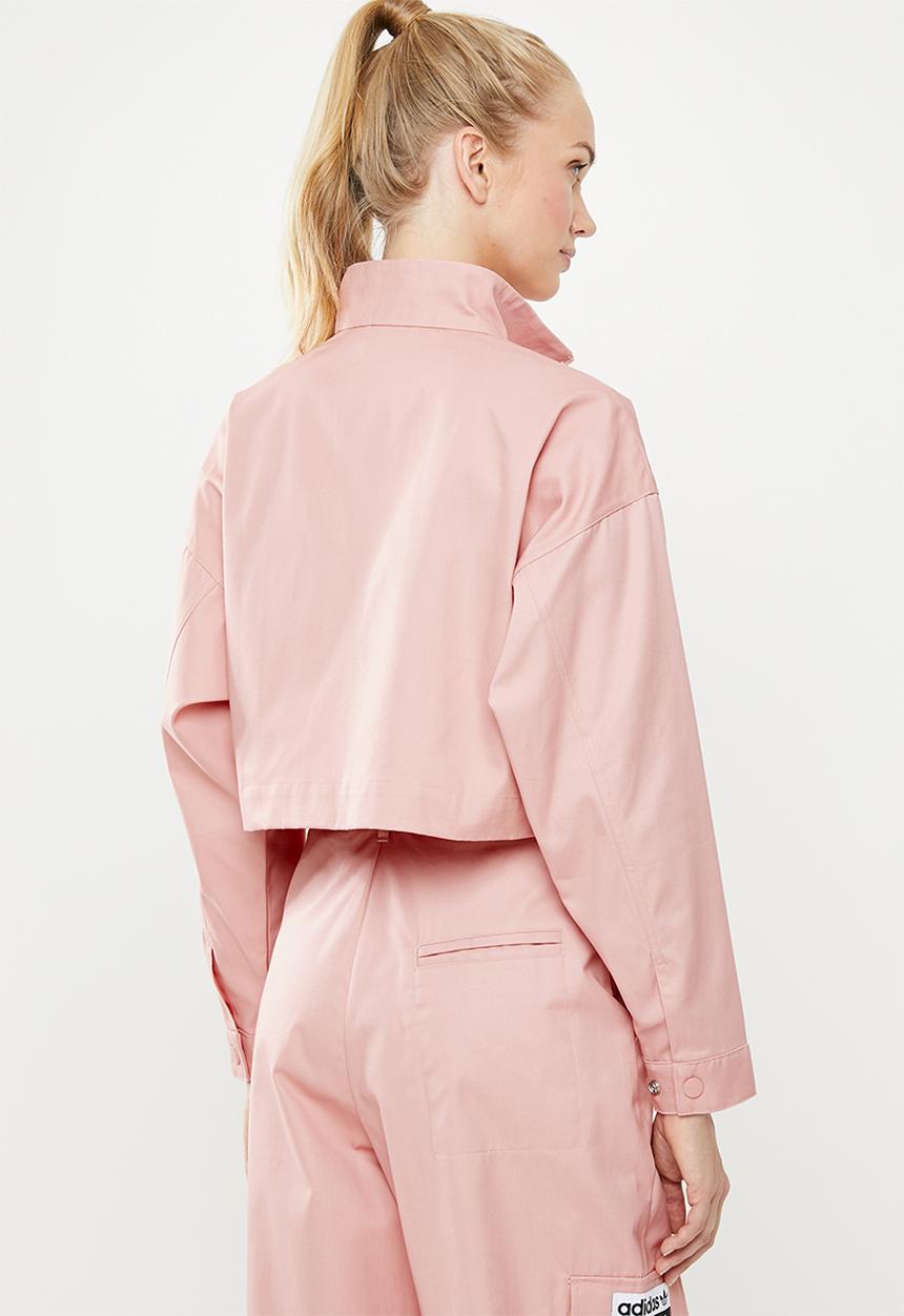 adidas Originals - Cropped tracktop - pink
