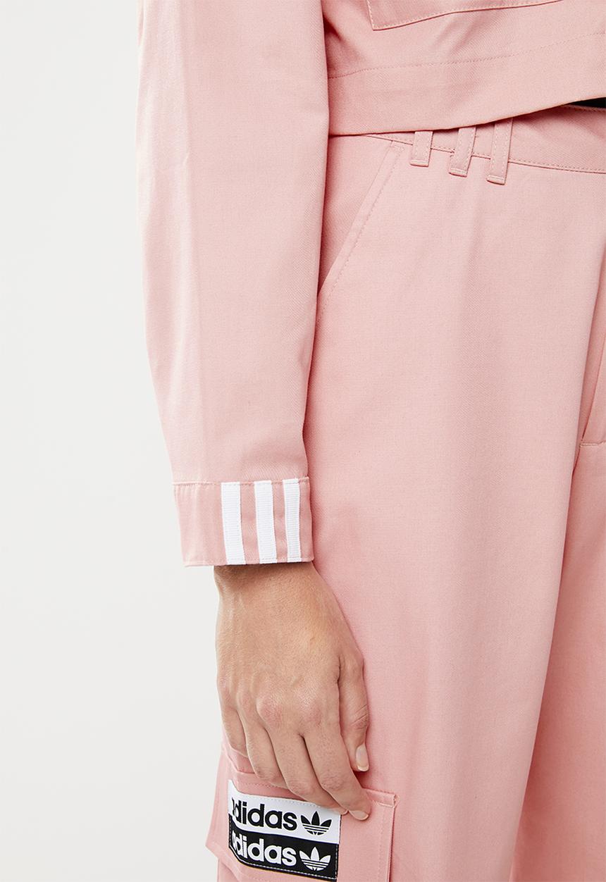 adidas Originals - Cropped tracktop - pink
