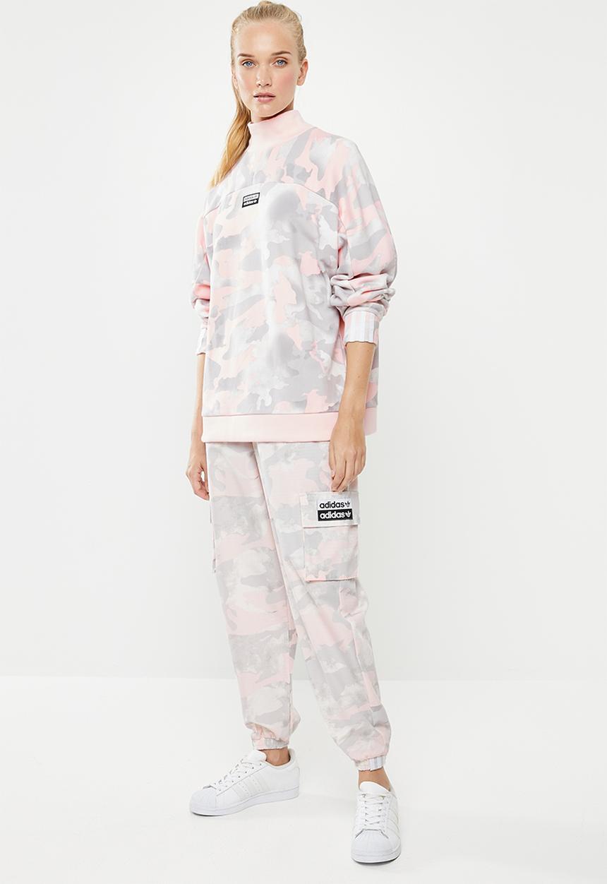 adidas Originals - Camo sweat top - pink 