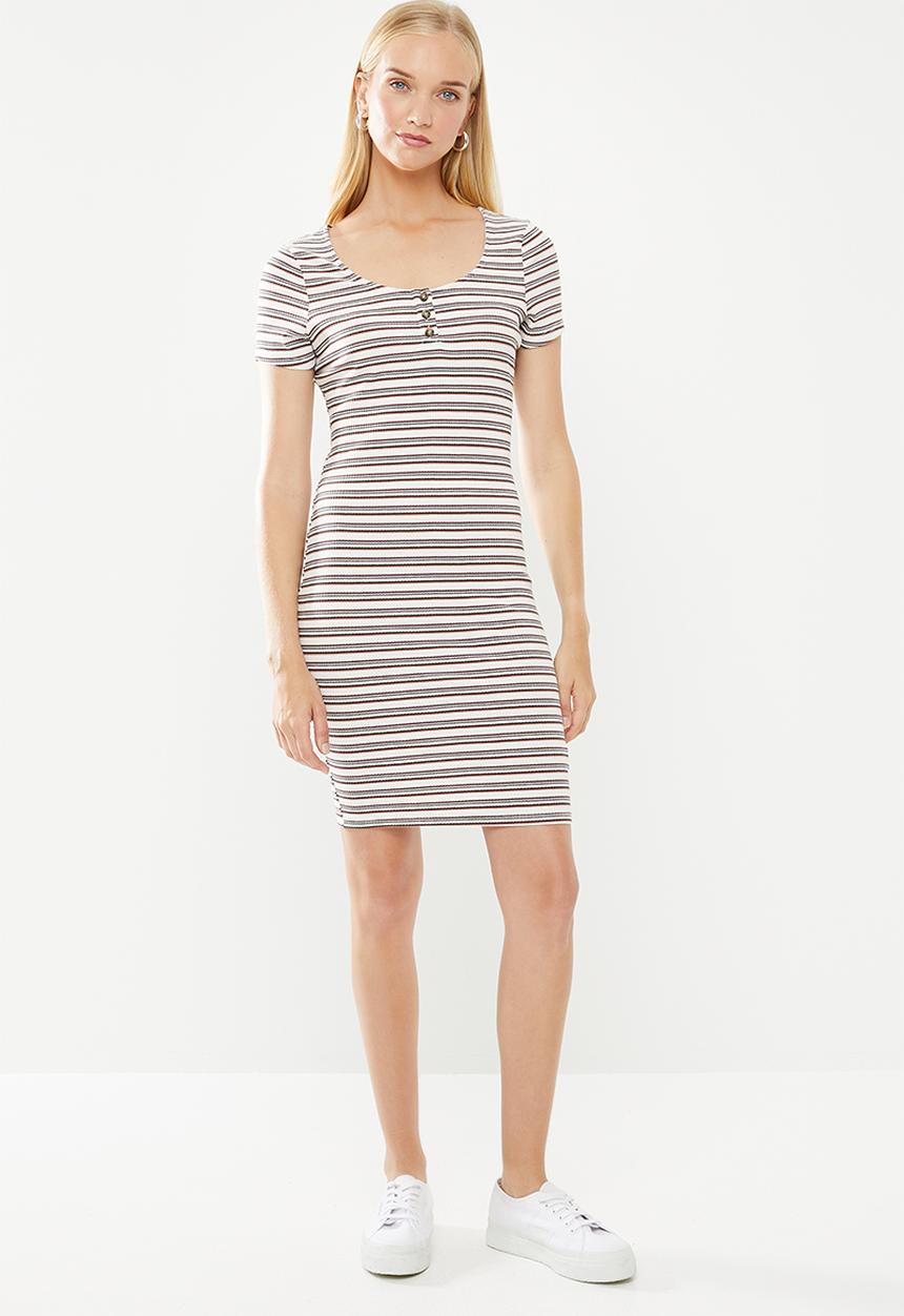 Cotton On - Gabby short sleeve mini dress - multi