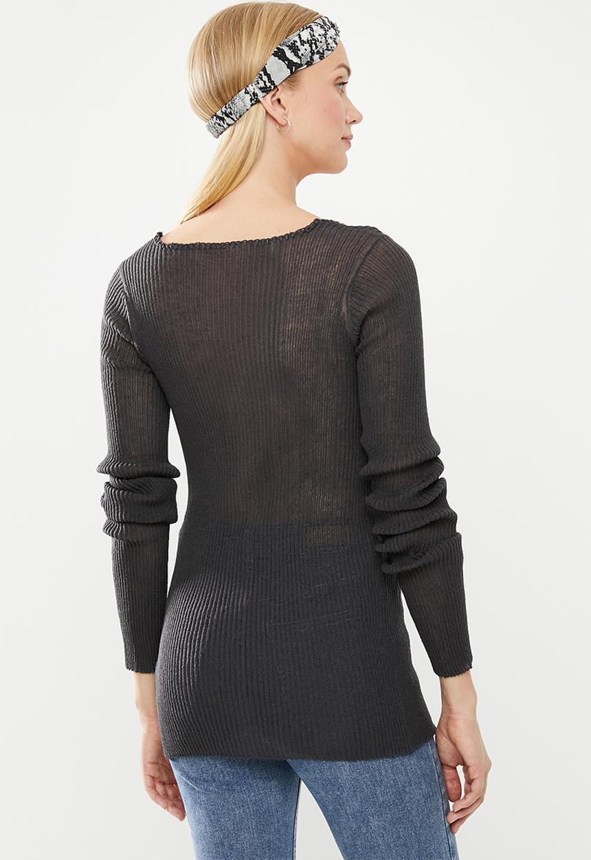 STYLE REPUBLIC - Glam cardigan - charcoal