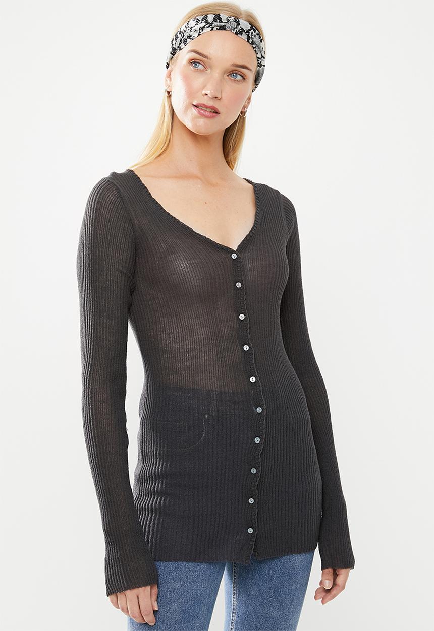 STYLE REPUBLIC - Glam cardigan - charcoal