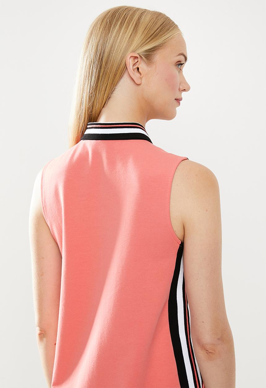 POLO - Erica casual dress - coral