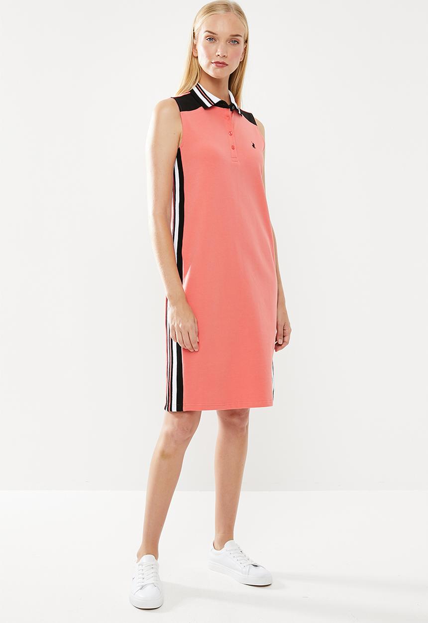 POLO - Erica casual dress - coral