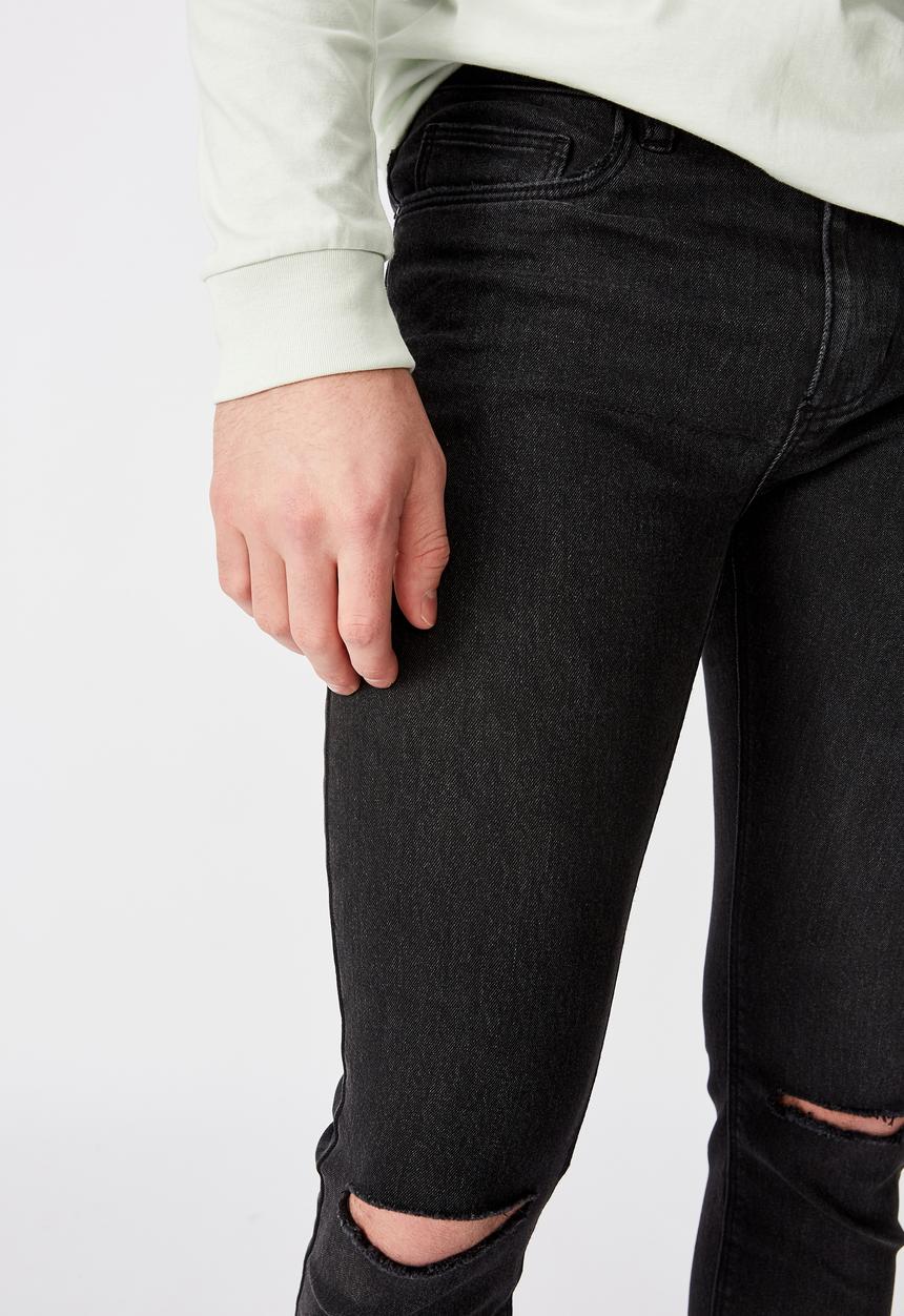 Factorie - Spray on jeans - black