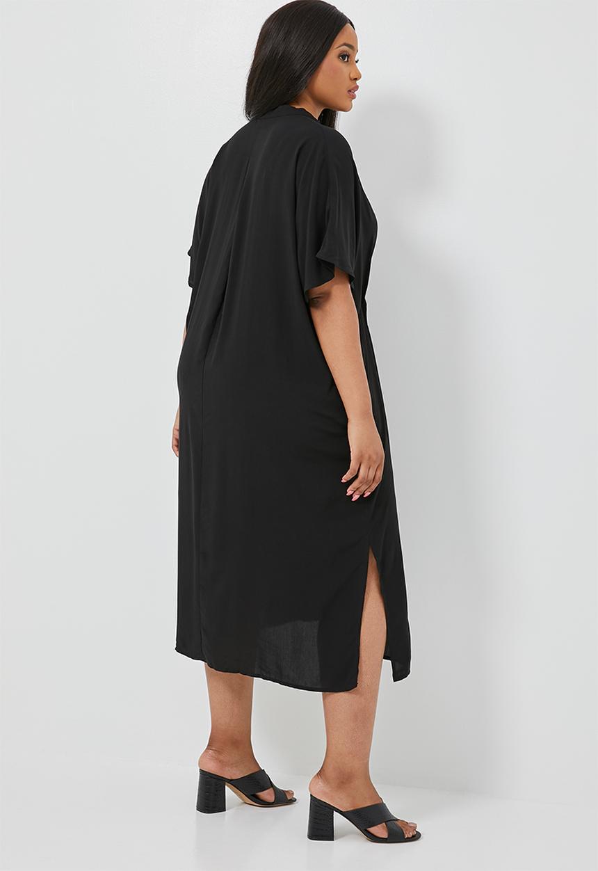 Superbalist - Waist detail kaftan dress - black