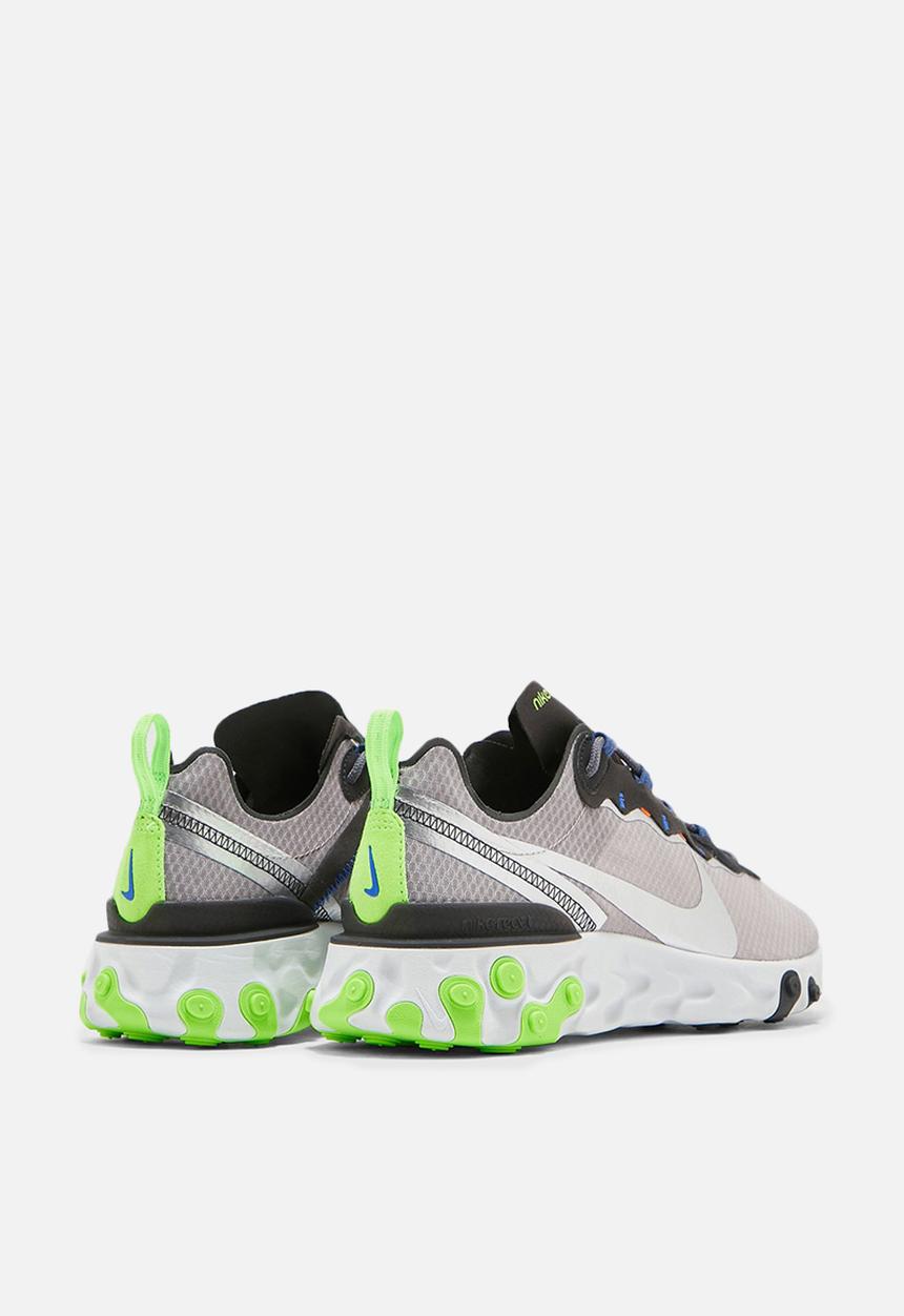 Nike - React Element 55 SE - pumice / metallic silver-total orange