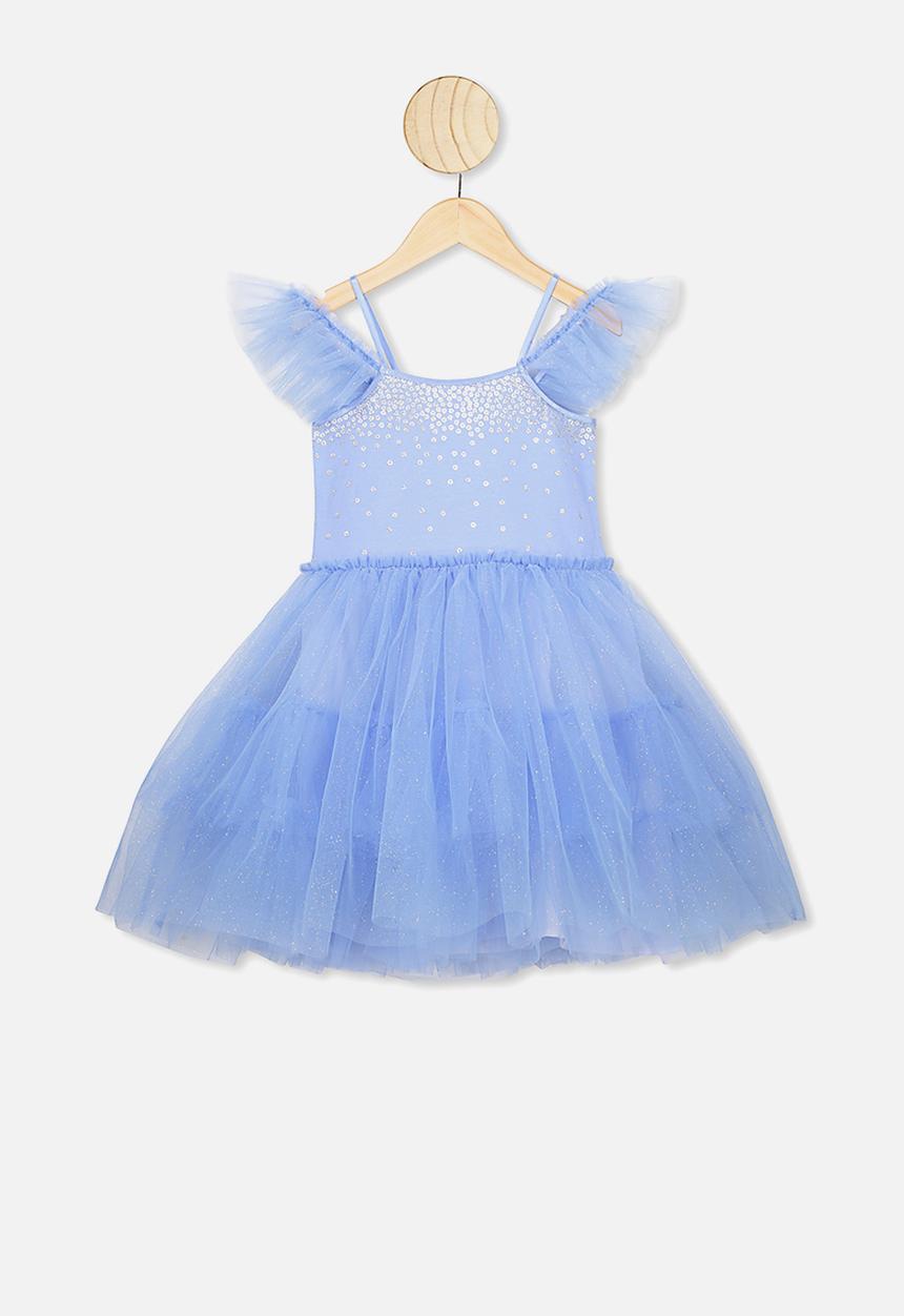 Cotton On - Iris tulle dress -  blue