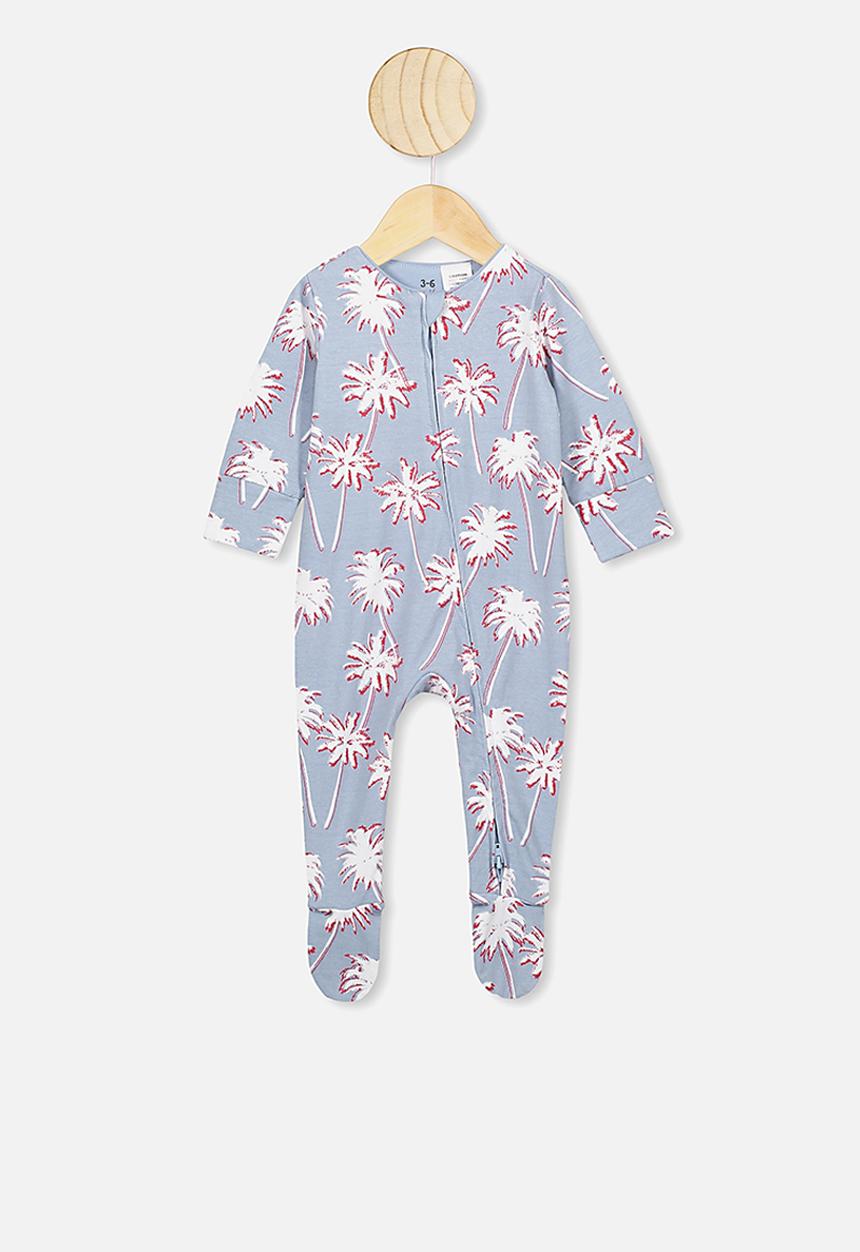 Cotton On - The long sleeve zip romper - multi 