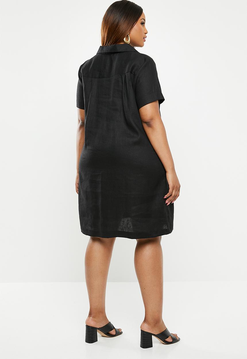 AMANDA LAIRD CHERRY - Plus size Thando tunic - black