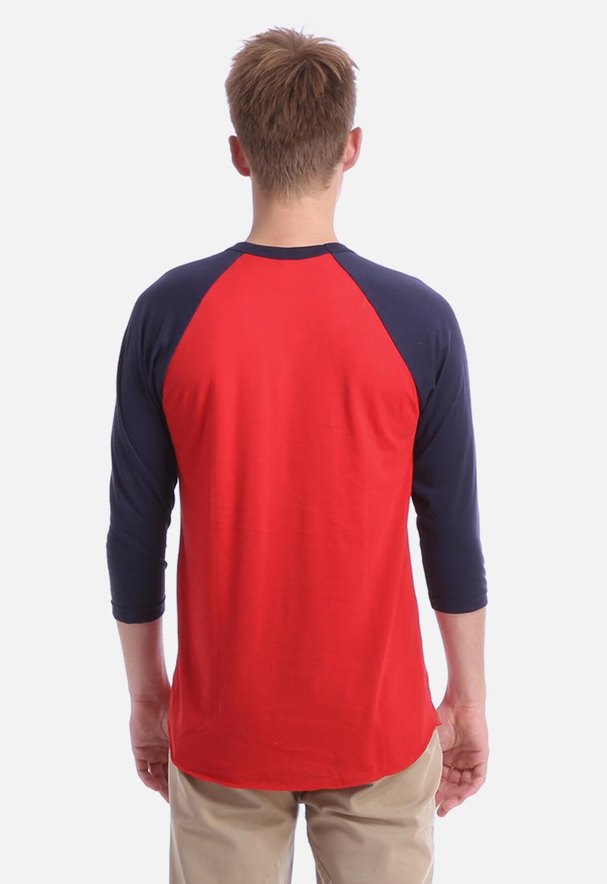 American Apparel - Poly-Cotton 3/4 Sleeve Raglan Shirt