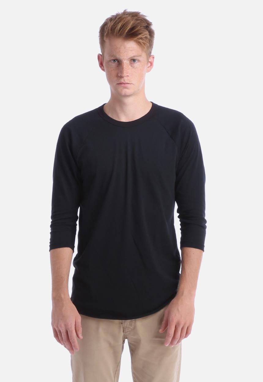 American Apparel - Poly-Cotton 3/4 Sleeve Raglan Shirt 