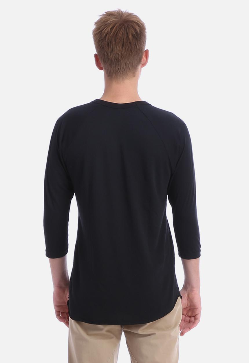 American Apparel - Poly-Cotton 3/4 Sleeve Raglan Shirt 