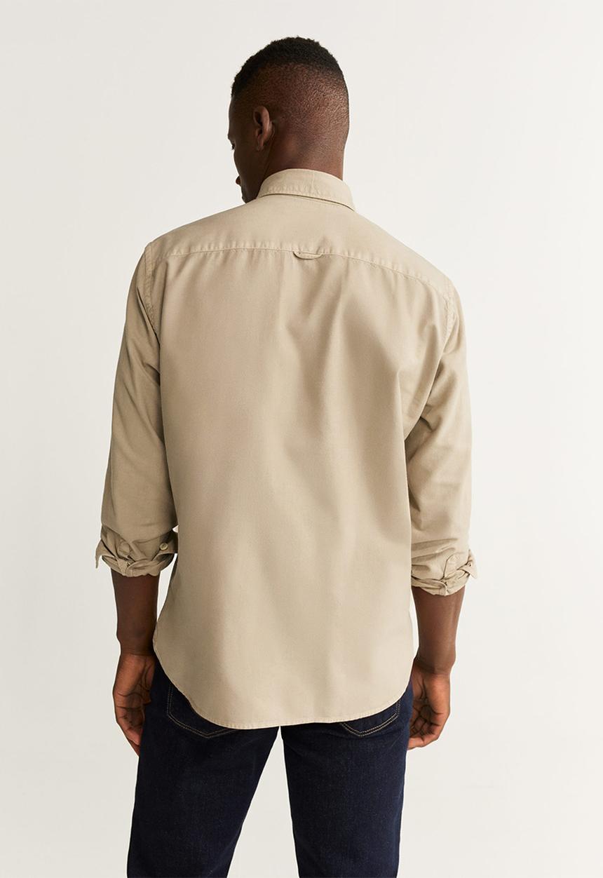 MANGO - Oxdye shirt - neutral