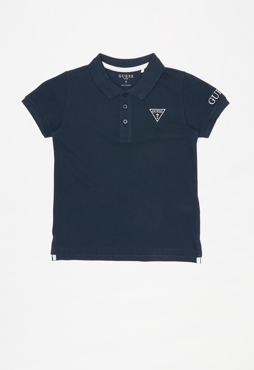 GUESS - Guess teens short sleeve core polo tee - navy