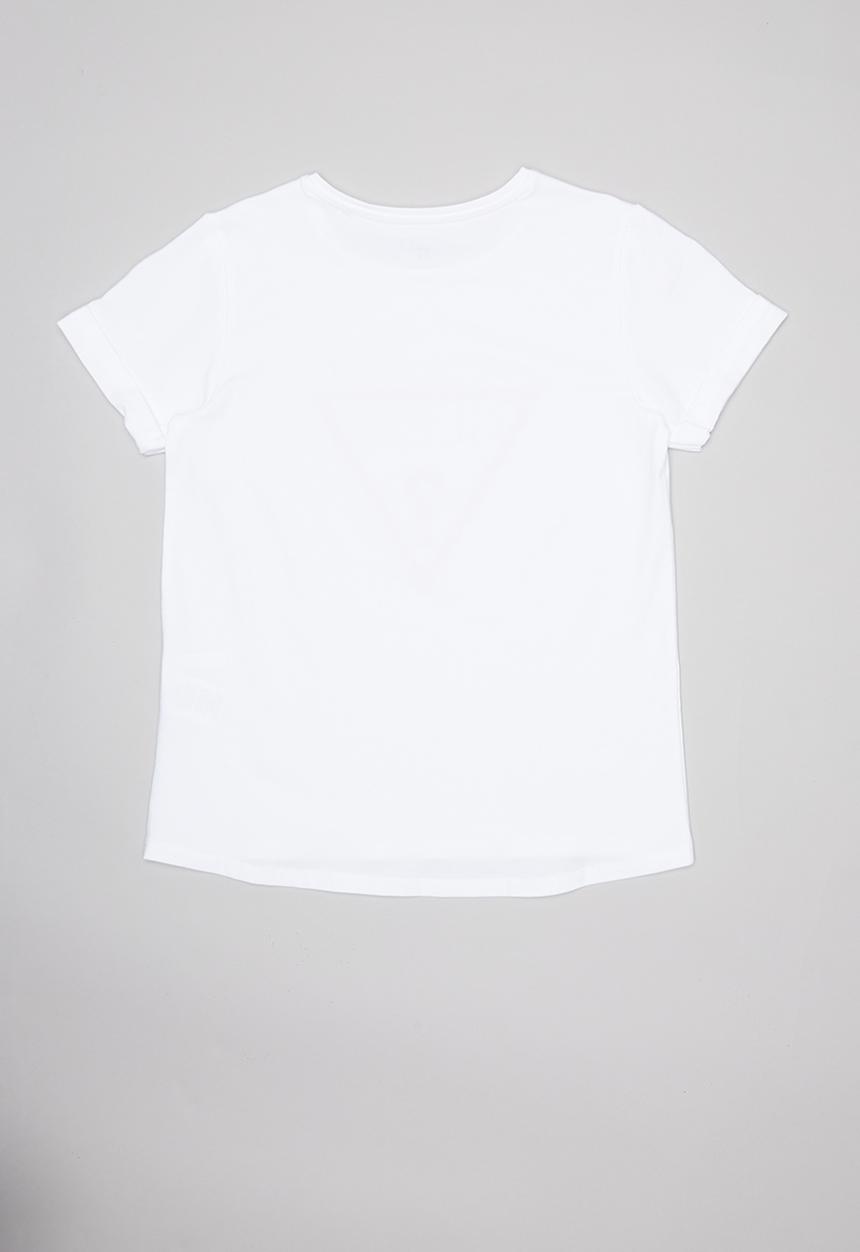 GUESS - Teens short sleeve guess tri tee - white