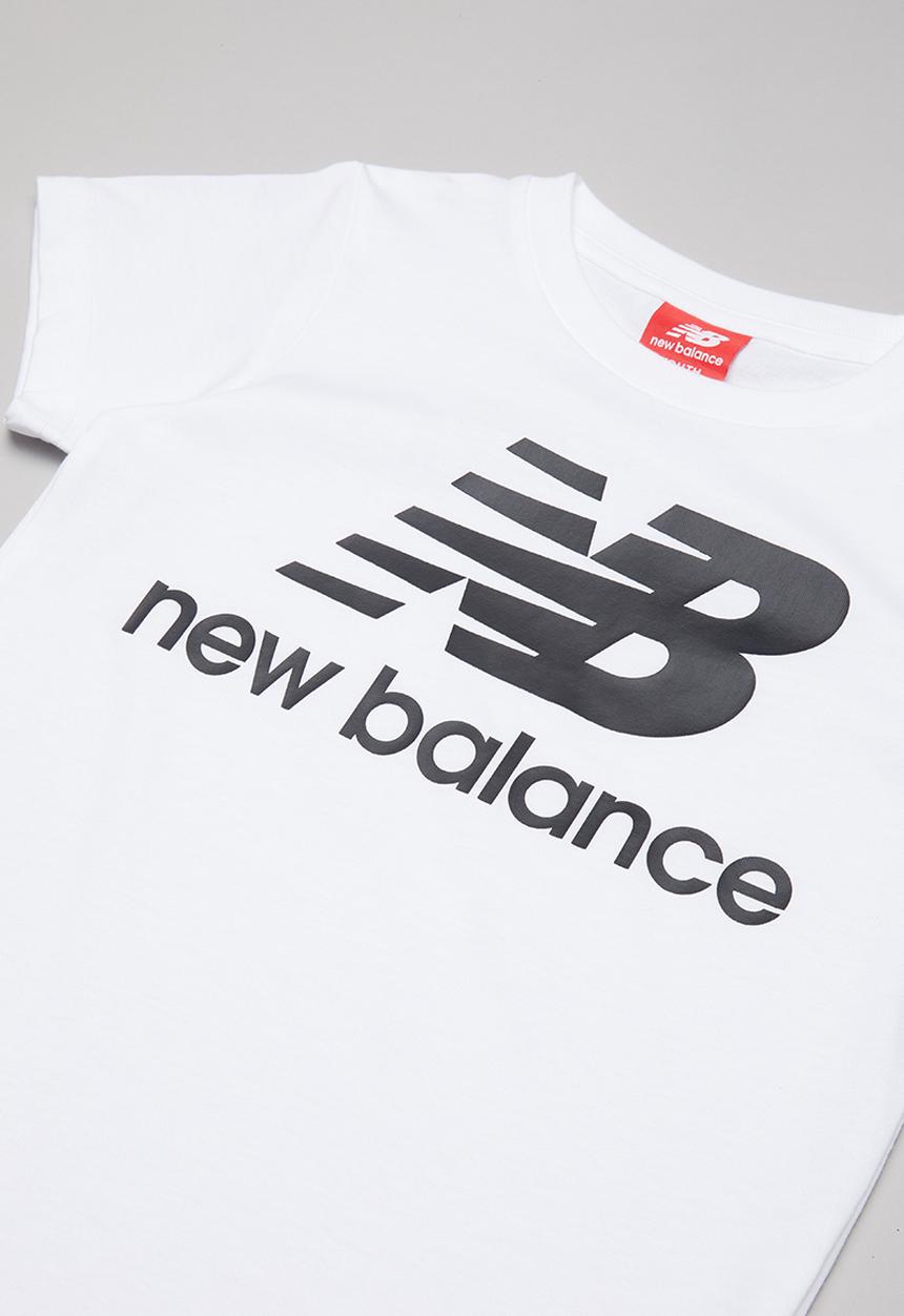 New Balance  - Teens short sleeve tee - white