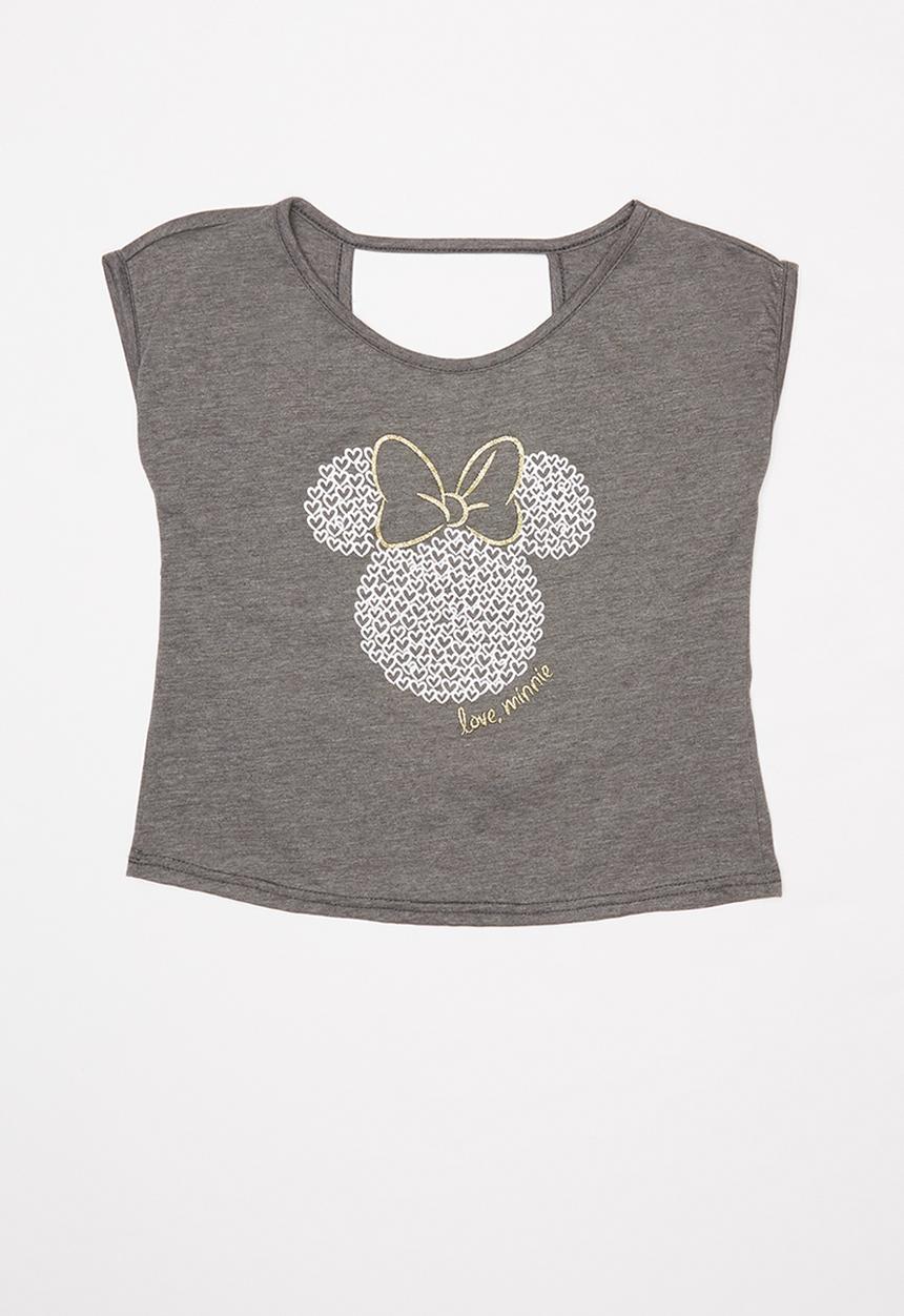 Rebel Republic - Teens Minnie Mouse tee - grey