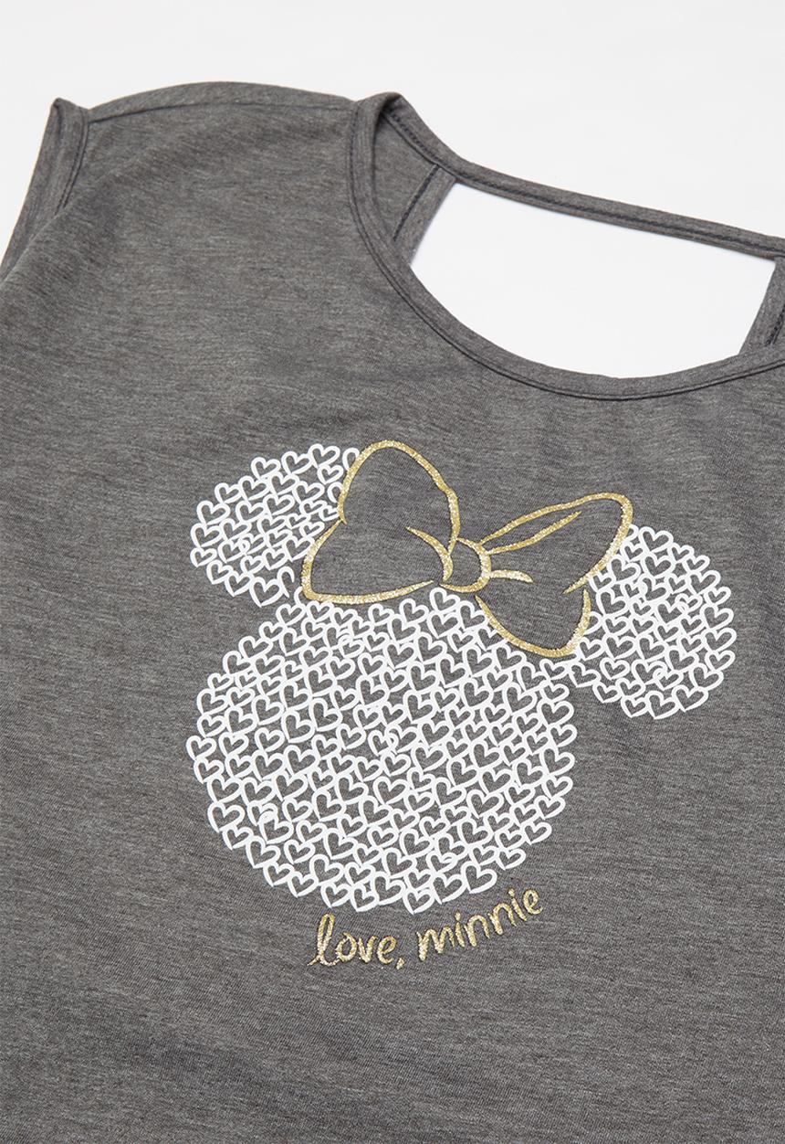Rebel Republic - Teens Minnie Mouse tee - grey