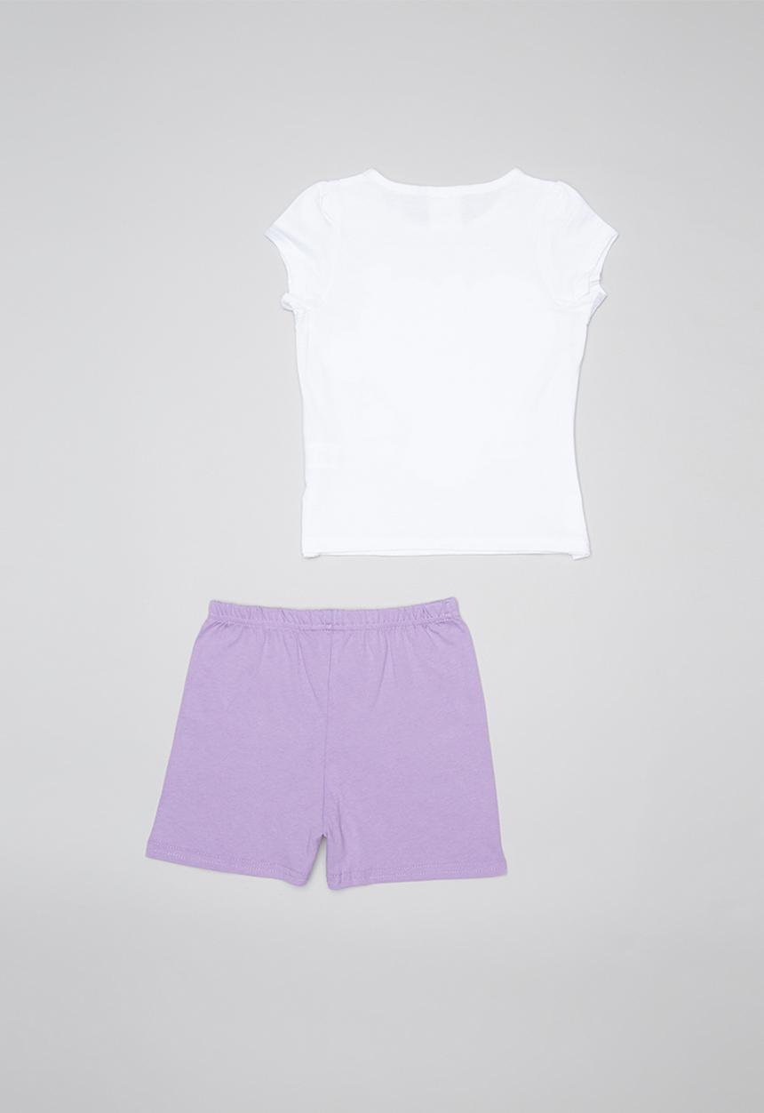 Pop Candy - Girls minnie mouse set - white & purple