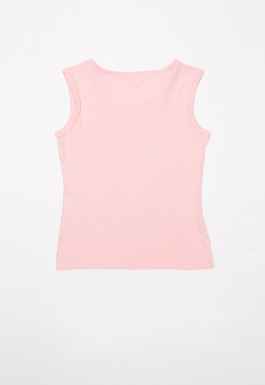Pop Candy - Girls tie front Minnie Mouse tee - pink