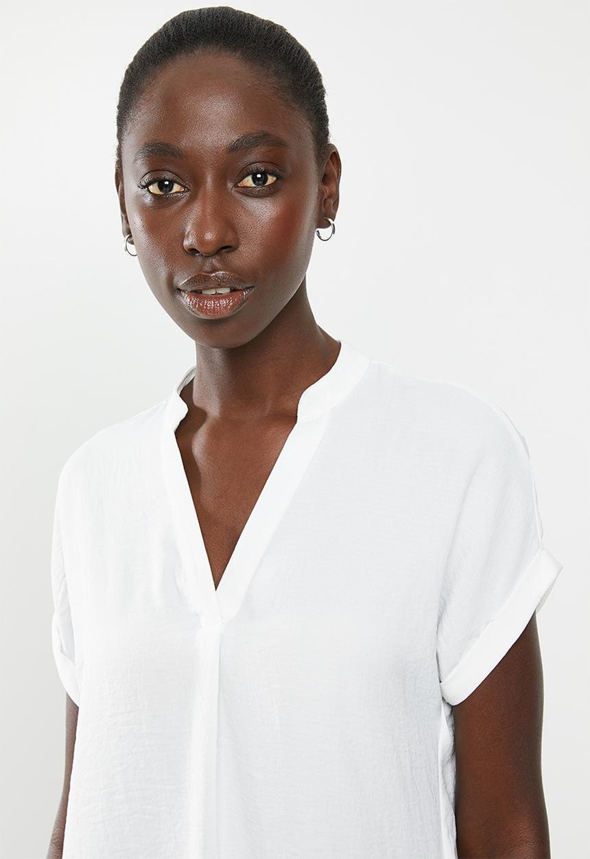New Look - Matilda herring shirt - white