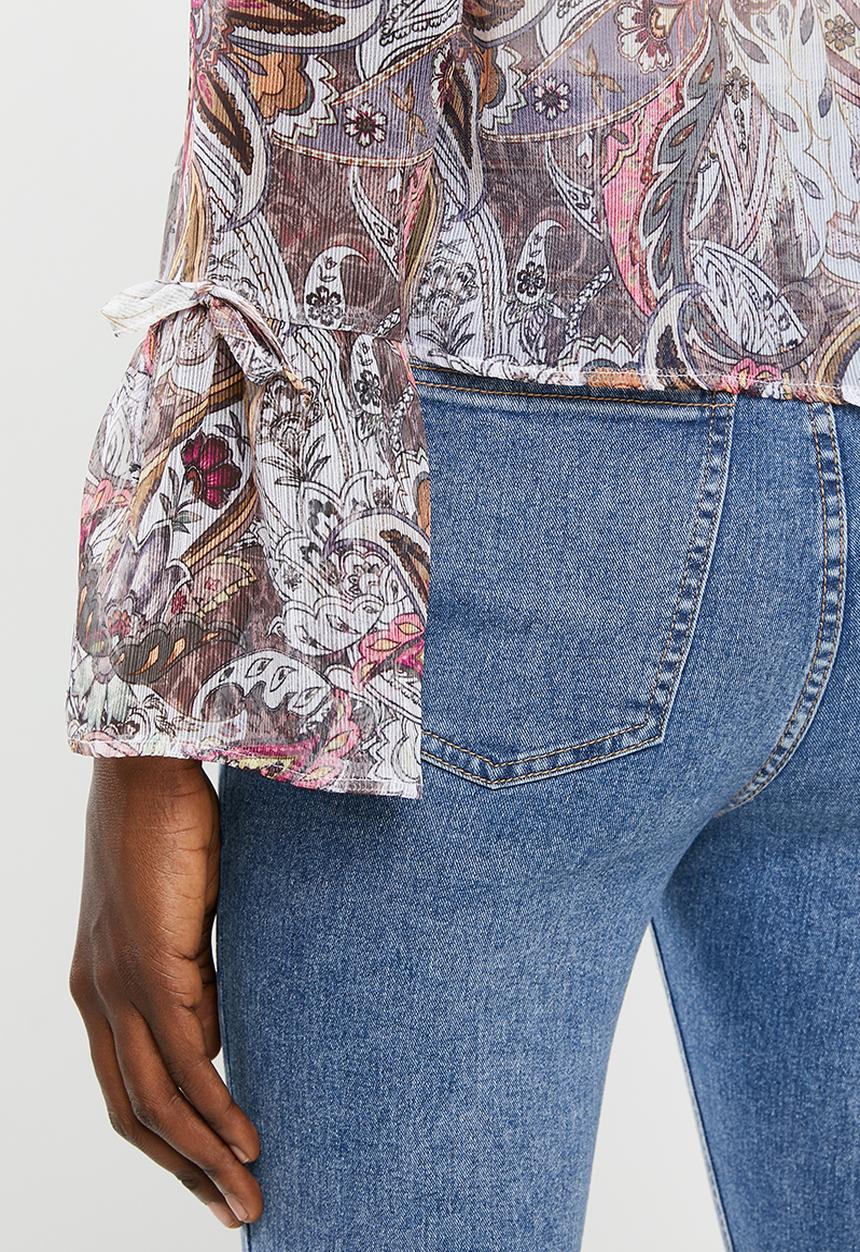 Superbalist - Sheer gypsy blouse - multi 