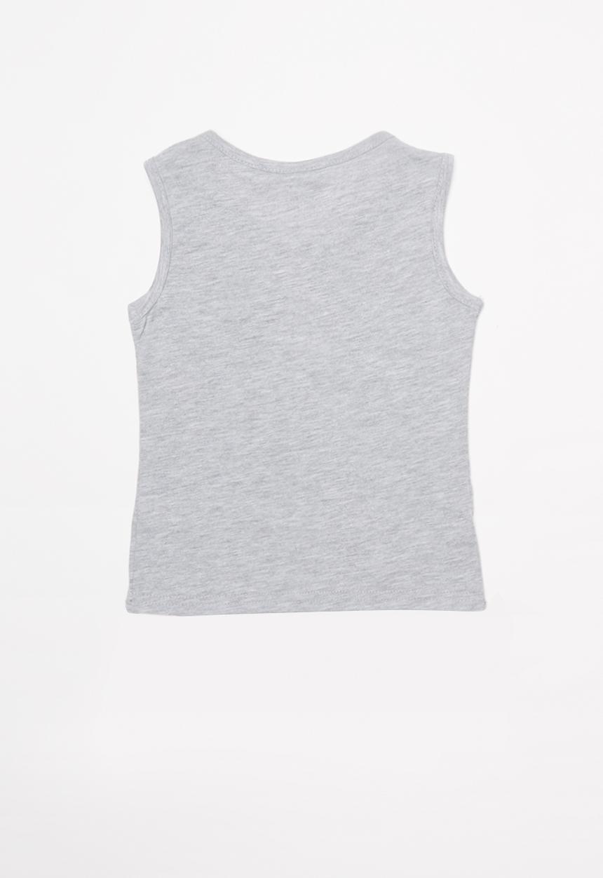 Pop Candy - Girls tie front Minnie Mouse tee - grey