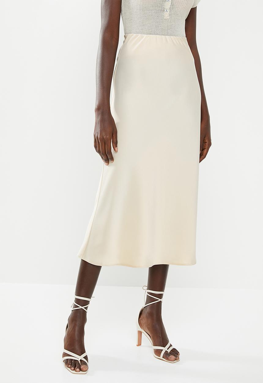 New Look - Eros midi skirt - cream