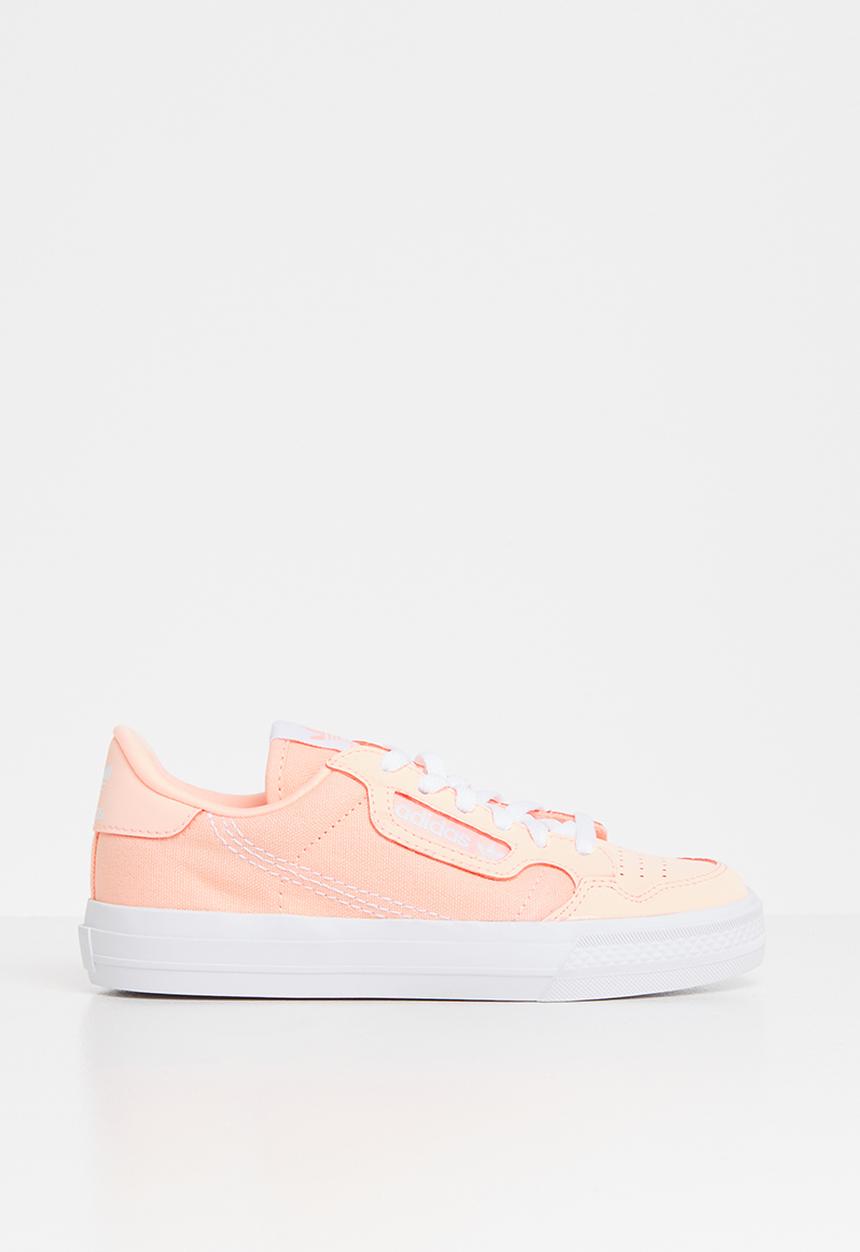 adidas Originals - Continental vulc c - clear orange & ftwr white