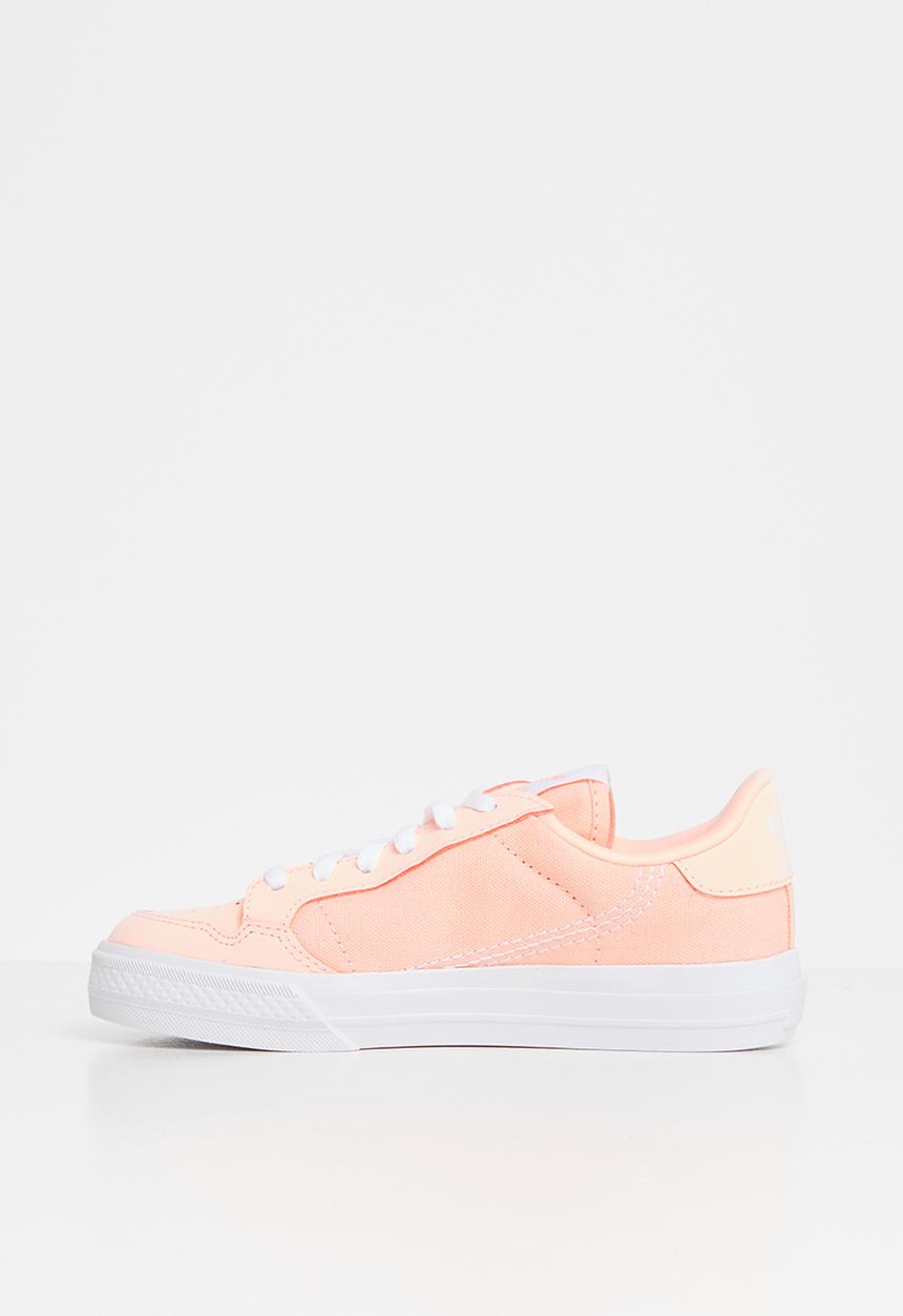 adidas Originals - Continental vulc c - clear orange & ftwr white