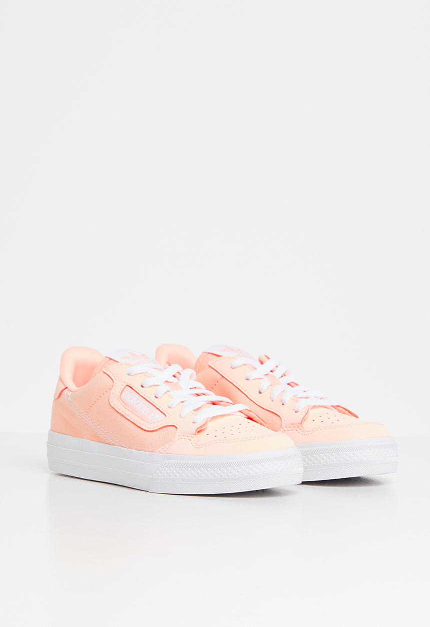 adidas Originals - Continental vulc c - clear orange & ftwr white