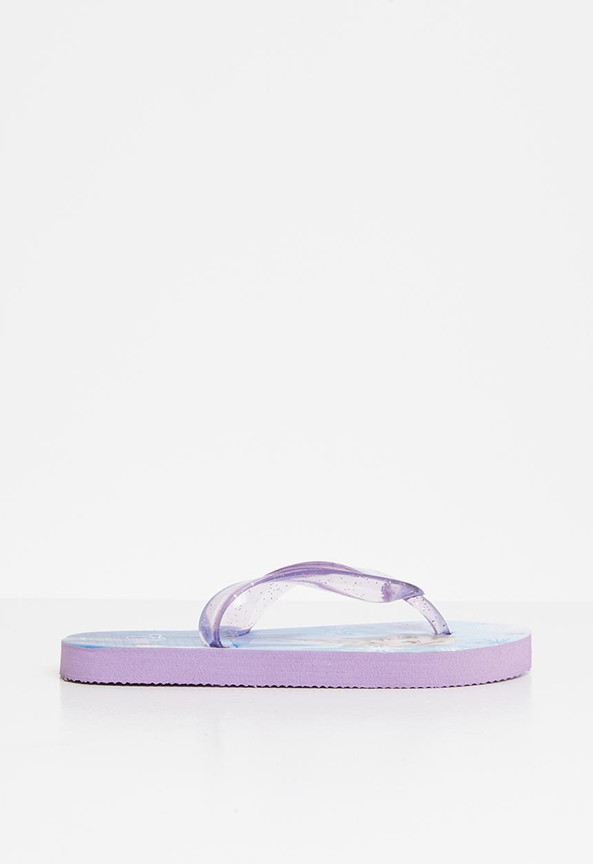 Rebel Republic - Frozen flip flop - purple & blue