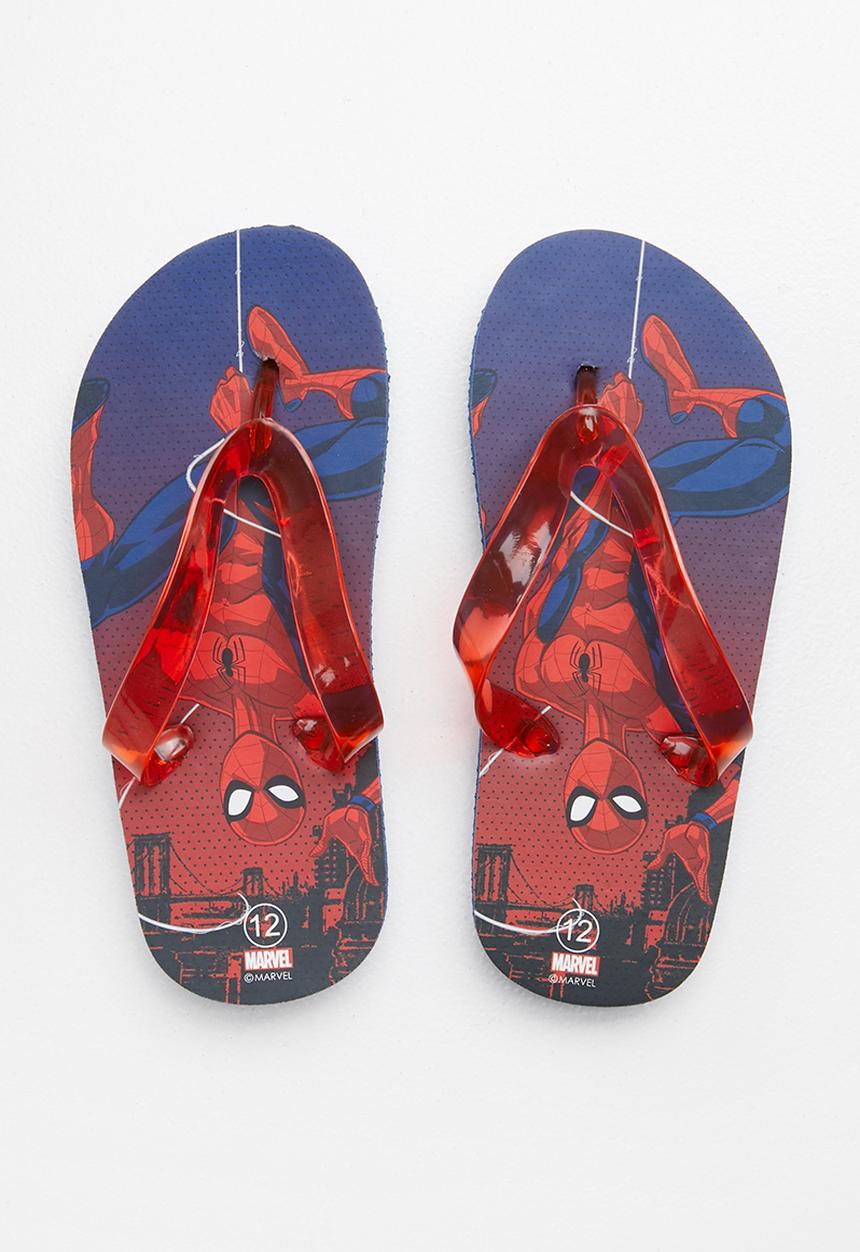 Pop Candy - Spiderman flip flop - dark blue & red