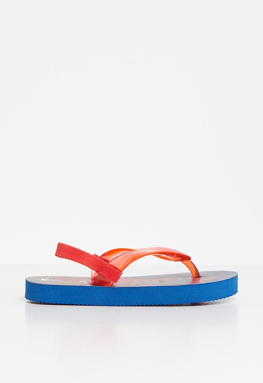 Pop Candy - Spiderman flip flop - dark blue & red
