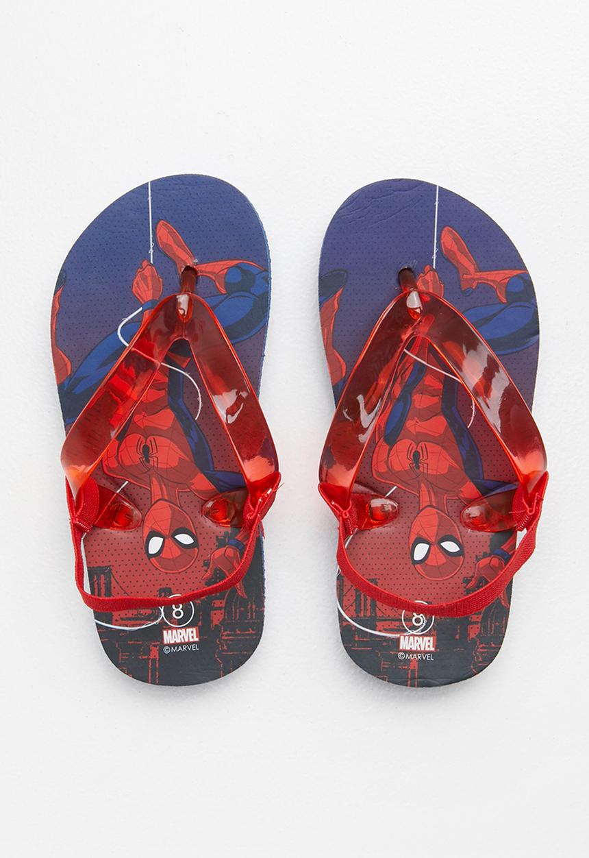 Pop Candy - Spiderman flip flop - dark blue & red