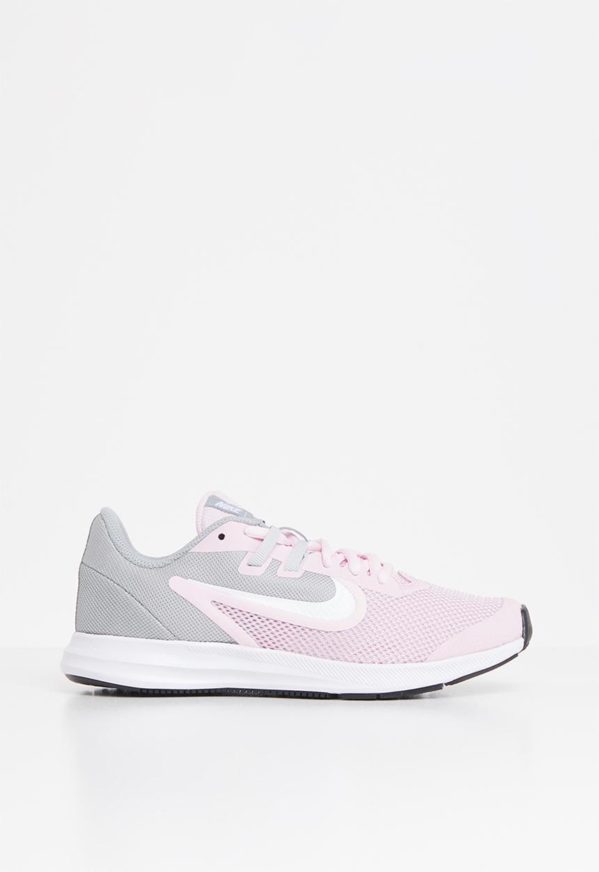 Nike - Nike downshifter 9 (gs) - pink foam/white/silver
