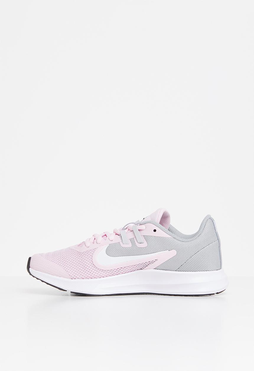 Nike - Nike downshifter 9 (gs) - pink foam/white/silver