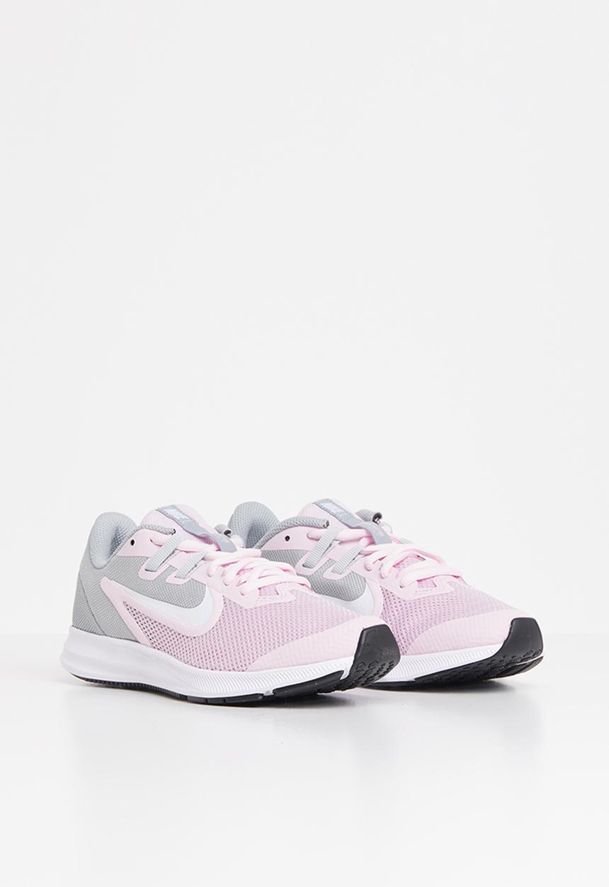 Nike - Nike downshifter 9 (gs) - pink foam/white/silver