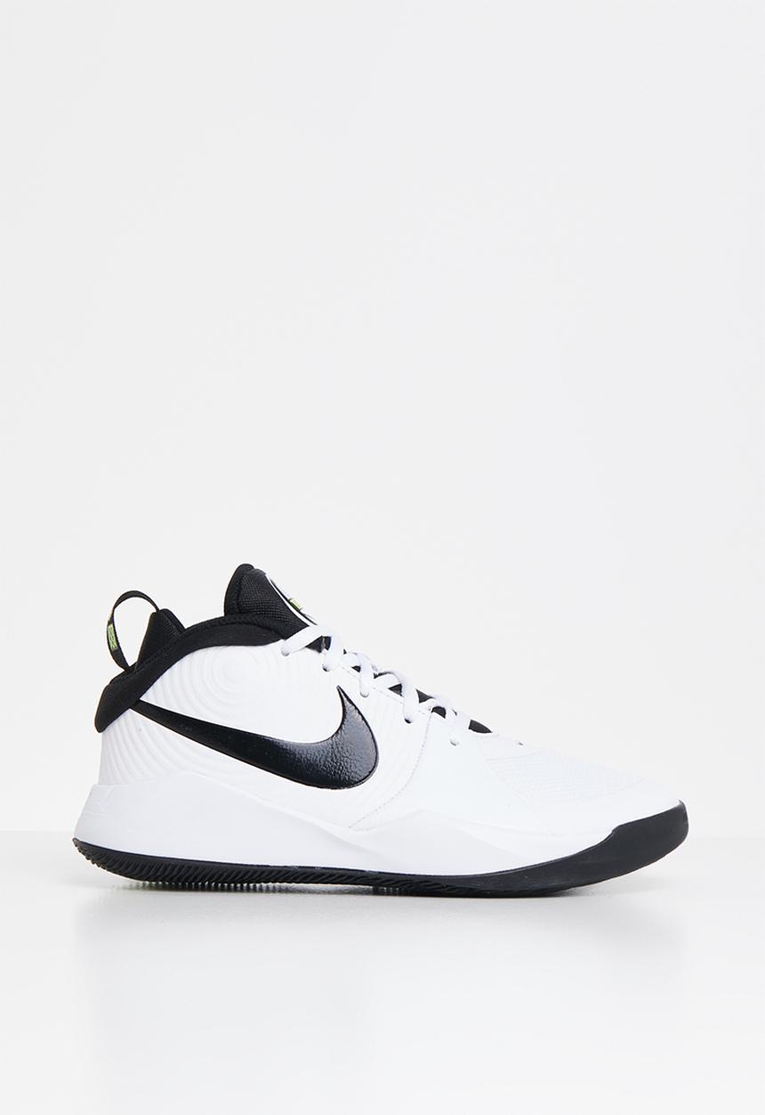Nike - Team hustle d 9 (gs) - white/black