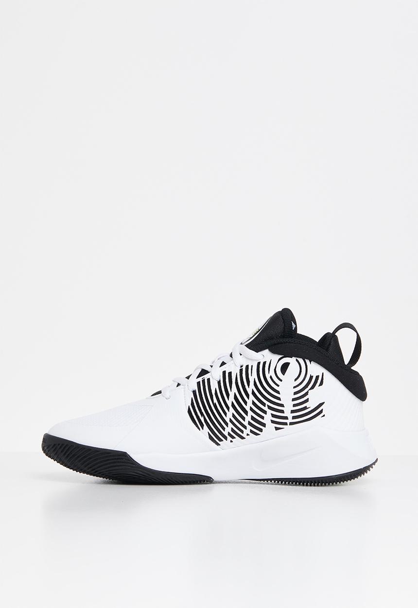 Nike - Team hustle d 9 (gs) - white/black