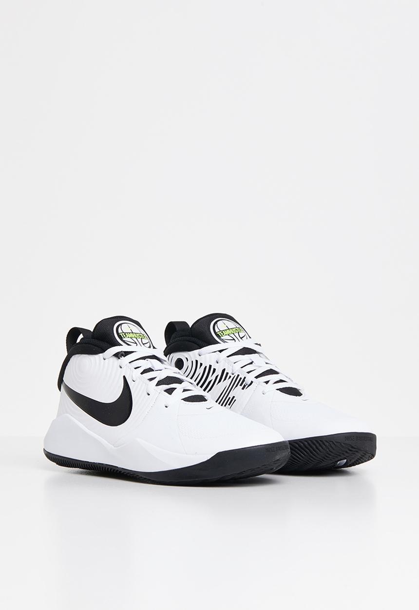 Nike - Team hustle d 9 (gs) - white/black