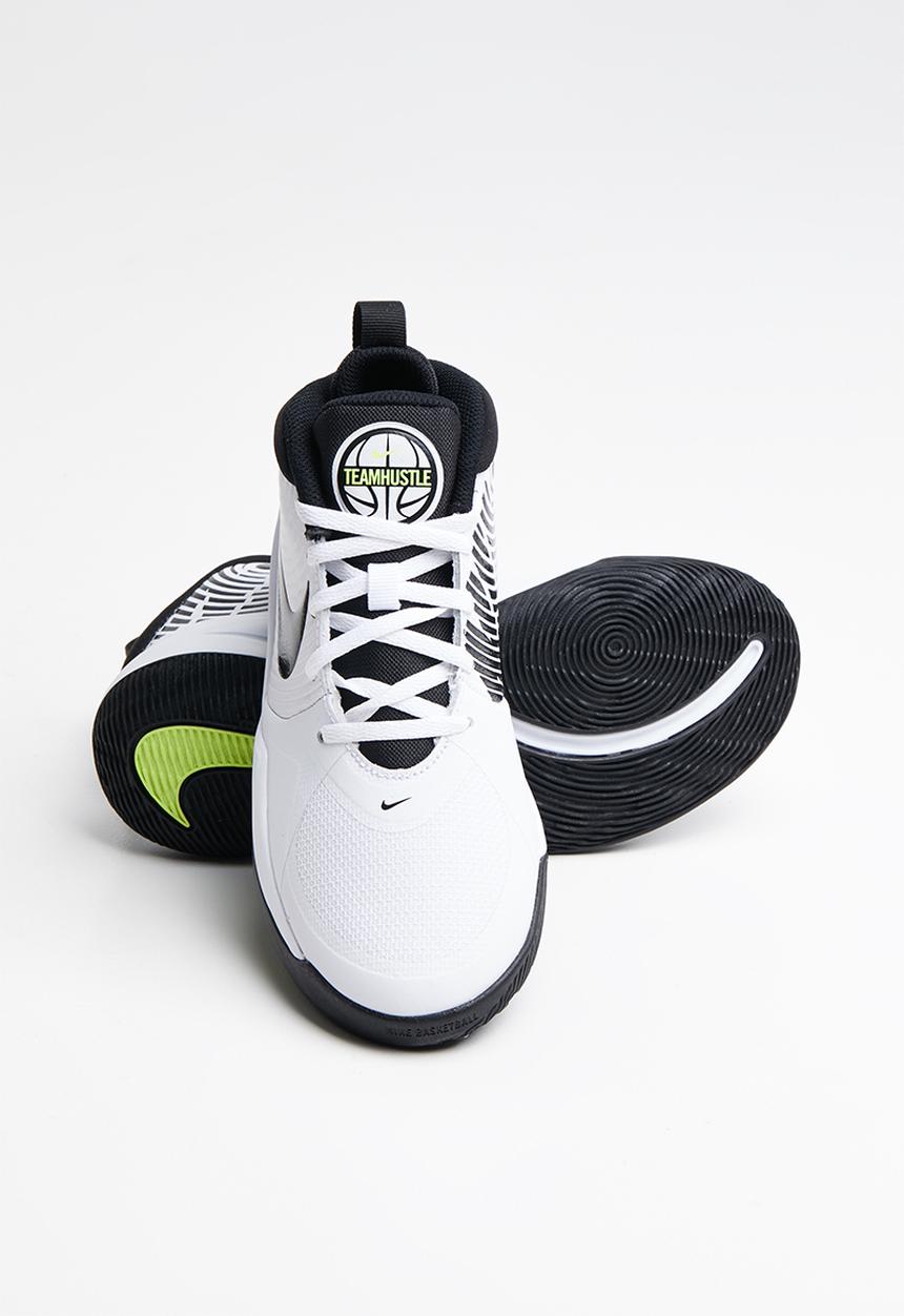 Nike - Team hustle d 9 (gs) - white/black