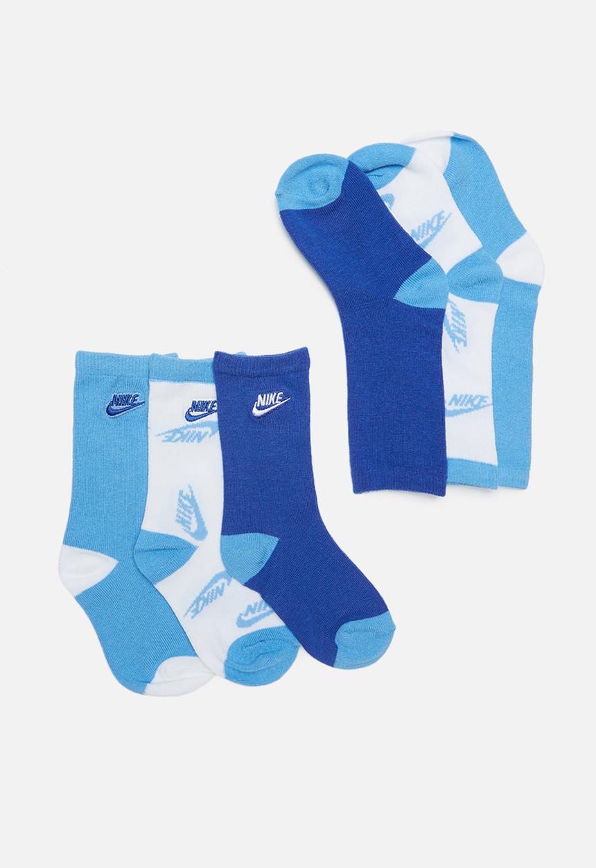 Nike - 3 pack nhn futura toss crew ns - blue