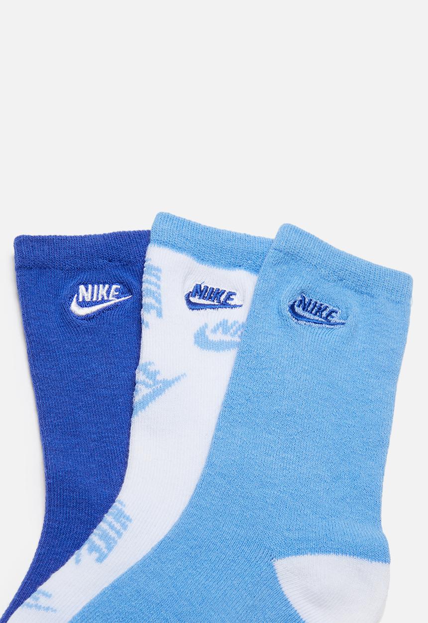 Nike - 3 pack nhn futura toss crew ns - blue