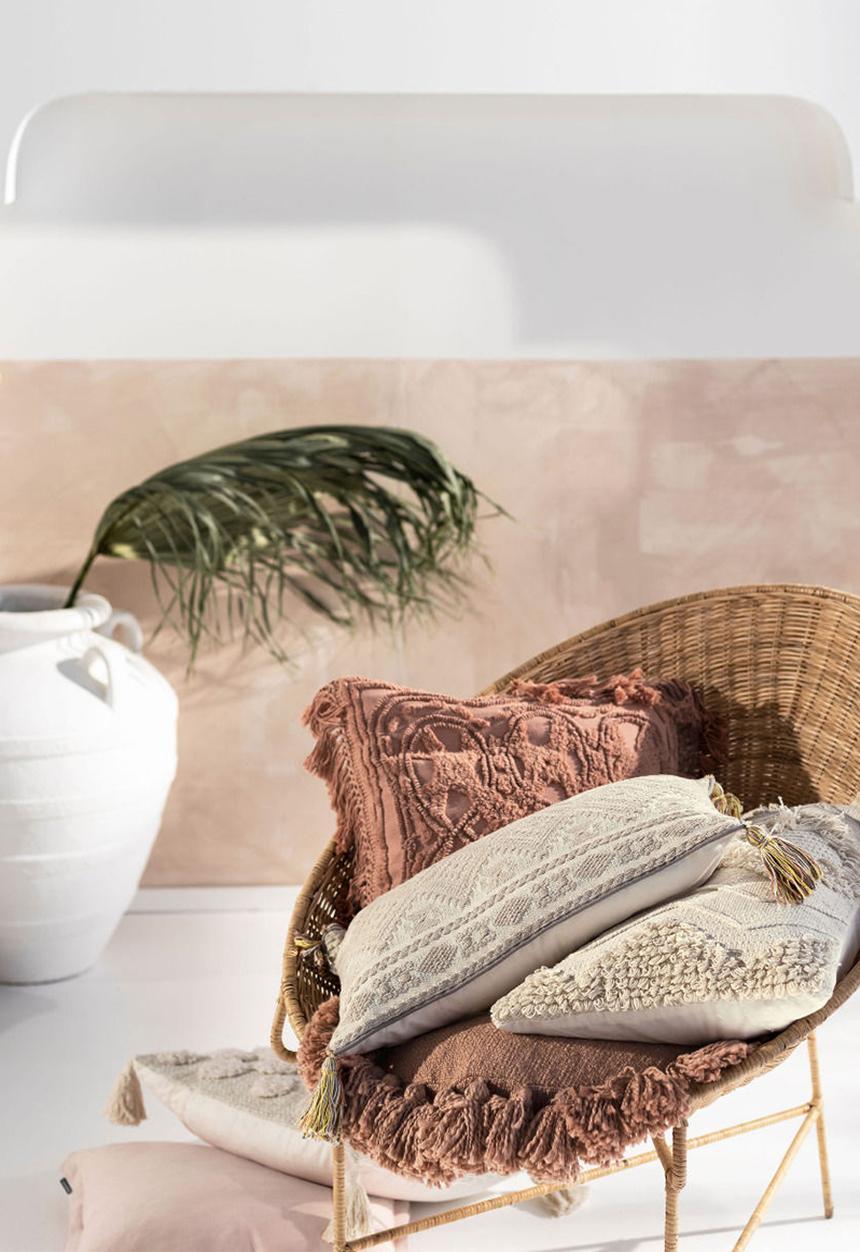 Linen House - Sommers cushion cover - maple