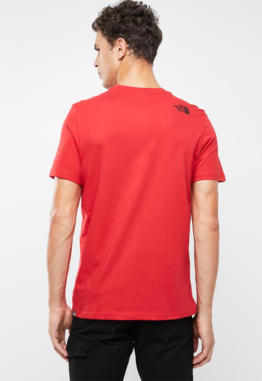 The North Face - Easy short sleeve tee - red
