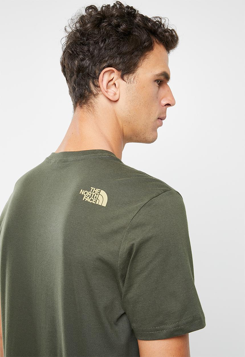 The North Face - Mountain line short sleeve tee - khaki